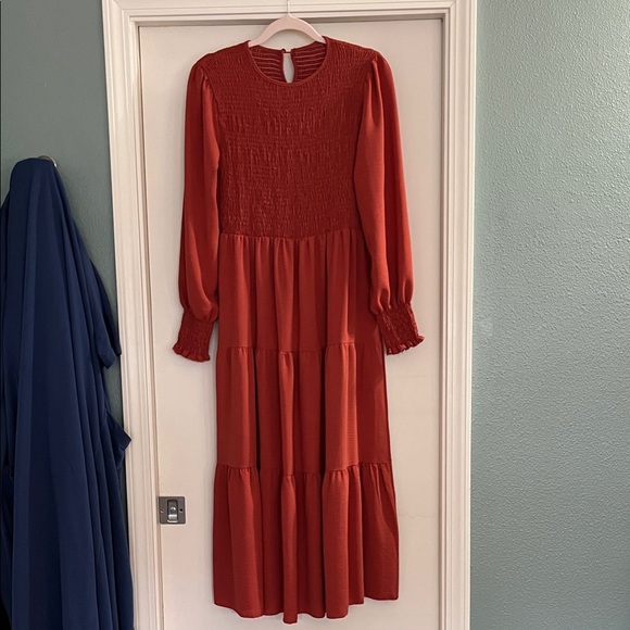 Rust Boho Dress - Picture 2 of 4